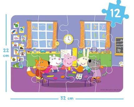 ROMPECABEZA PEPPA PIG 12PZS