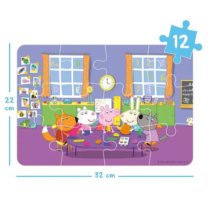 ROMPECABEZA PEPPA PIG 12PZS