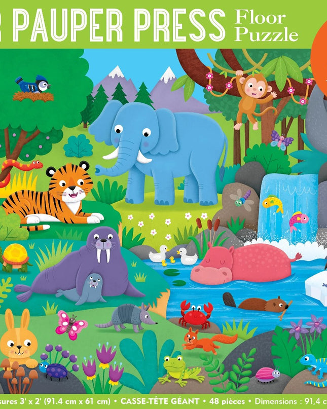 ROMPECABEZA ANIMAL KINGDOM 48PCS