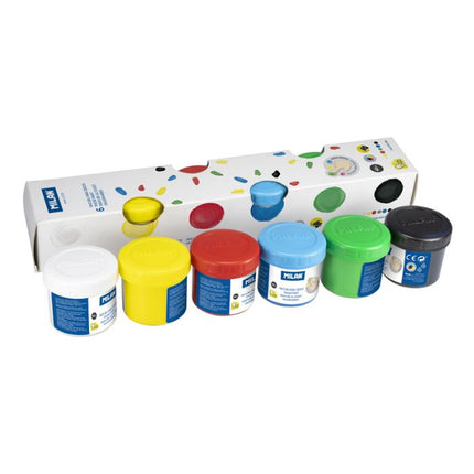 SET PINTURA DE DEDO 6CLRS MILAN