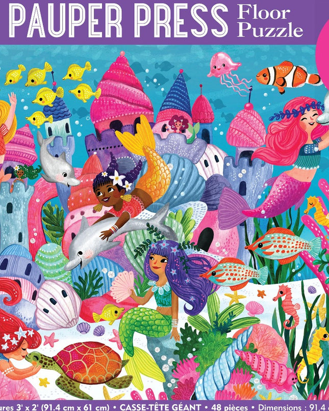 ROMPECABEZA MERMAID AVENTURE KIDS 48PCS SIRENA
