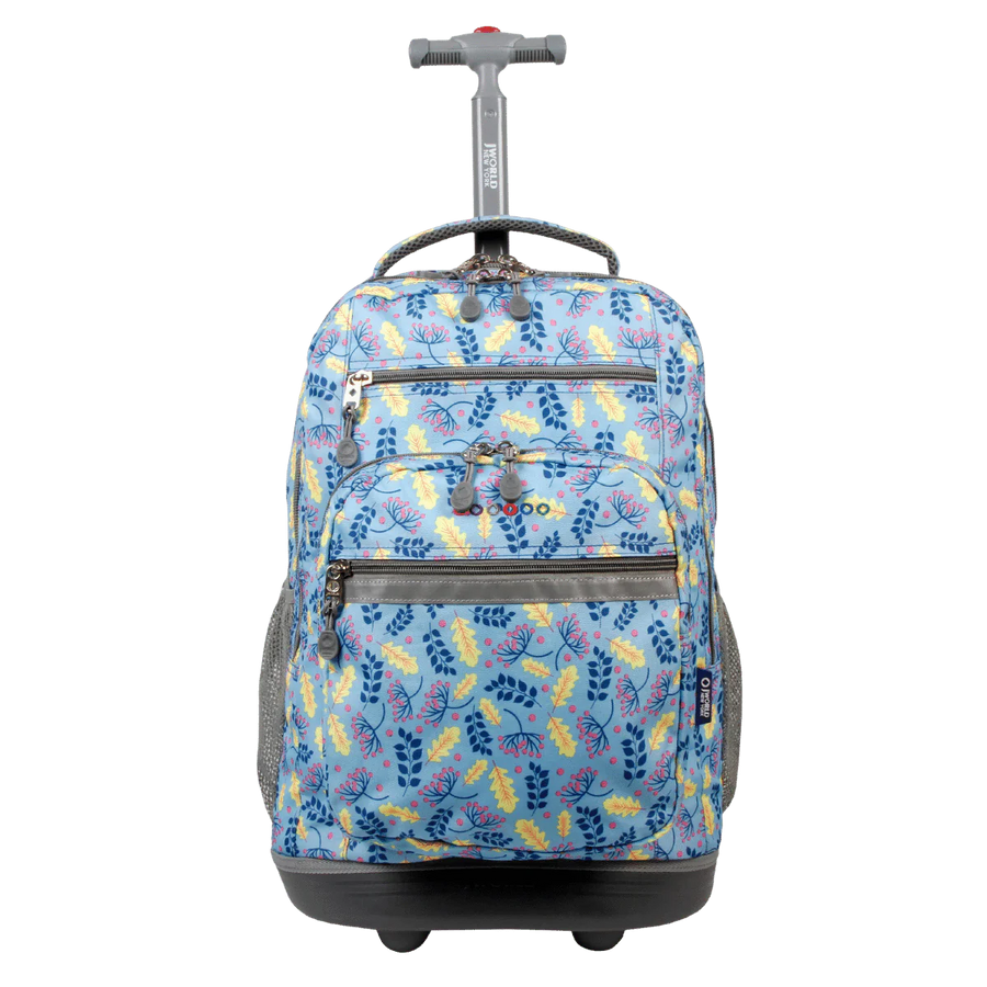 MOCHILA J WORLD C/ RODOS SUNDANCE SKY LEAVES