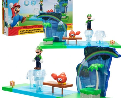 Set de figuras de acción Super Mario Sparkling Waters
