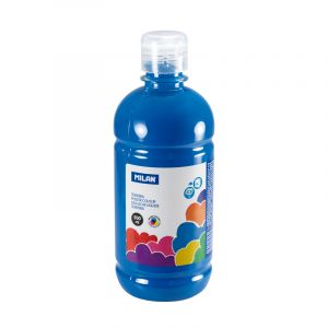 TEMPERA AZUL CYAN 500ML MILAN