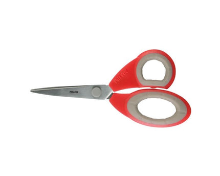 TIJERA SOFT MILAN ROJA 19CM