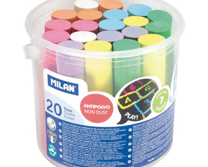 TIZA JUMBO EN CUBETA 20PC
