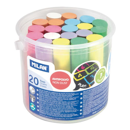 TIZA JUMBO EN CUBETA 20PC