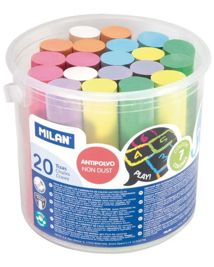 TIZA JUMBO EN CUBETA 20PC