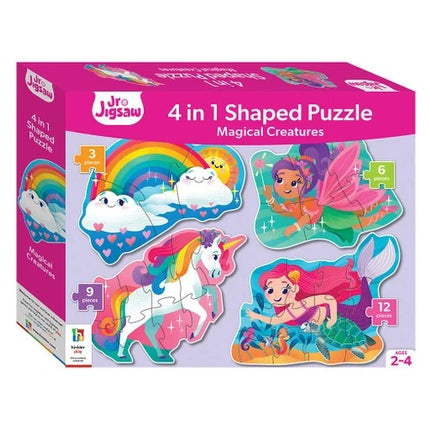 ROMPECABEZA MAGICAL CREATURES 4 EN 1