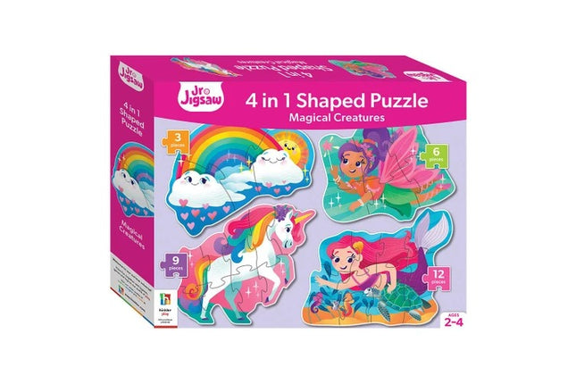 ROMPECABEZA MAGICAL CREATURES 4 EN 1
