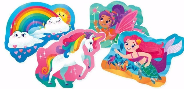 ROMPECABEZA MAGICAL CREATURES 4 EN 1