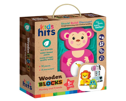 ROMPECABEZAS DE MADERA MONKEY AND FRIENDS