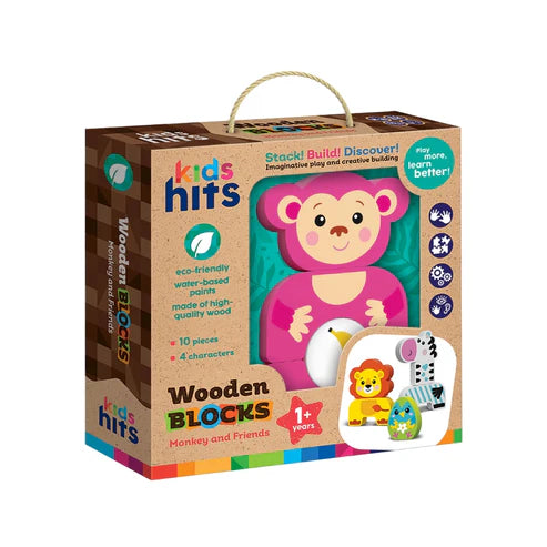 ROMPECABEZAS DE MADERA MONKEY AND FRIENDS