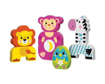 ROMPECABEZAS DE MADERA MONKEY AND FRIENDS