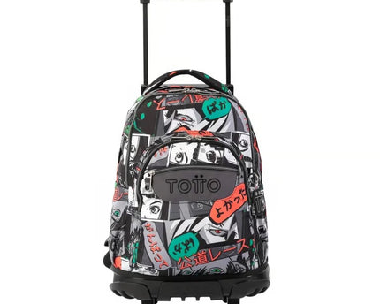 MOCHILA TOTTO NEGRA PARA NIÑO