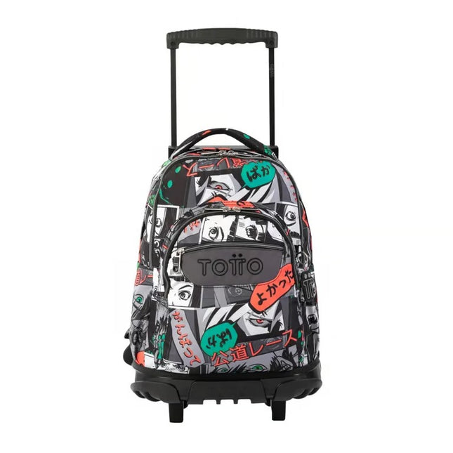 MOCHILA TOTTO NEGRA PARA NIÑO