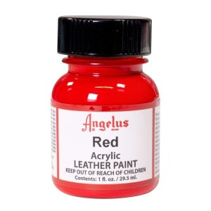 PINTURA ACRLICA P/CUERO RED 29.5ML ANGELUS