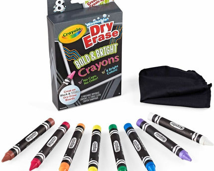 CRAYONS BOLD & BRIGHT ( Dry Erase)