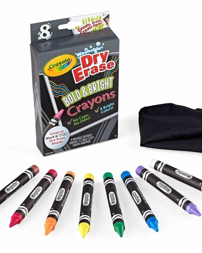 CRAYONS BOLD & BRIGHT ( Dry Erase)