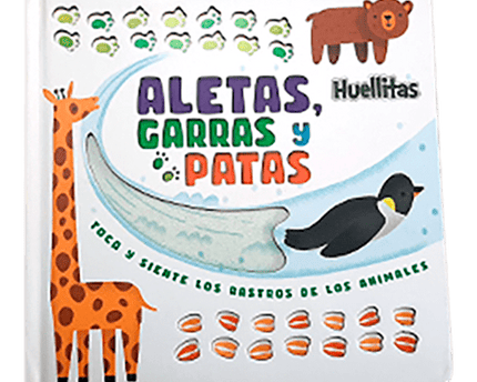 LIBRO HUELLITAS - ALETAS, GARRAS Y PATAS