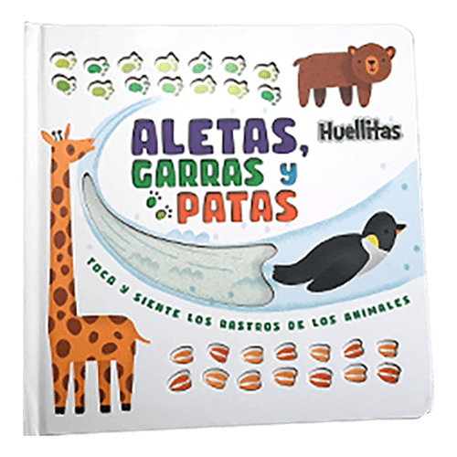 LIBRO HUELLITAS - ALETAS, GARRAS Y PATAS