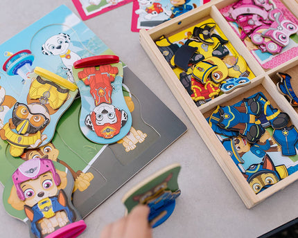 JUGUETE MADERA PAW PATROL MAGNETICO 64PZ
