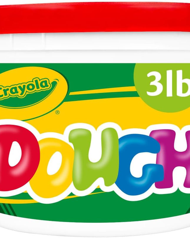 PLASTICINA CRAYOLA DOUGH RED 3LB