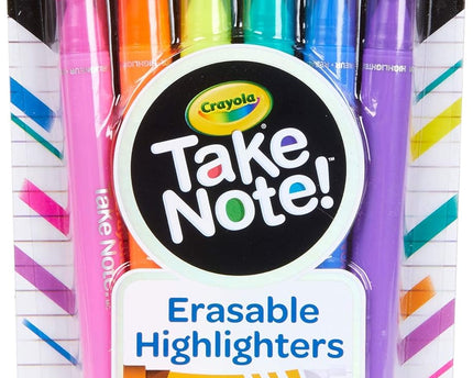 RESALTADORES CRAYOLA TAKE NOTE 6CLRS