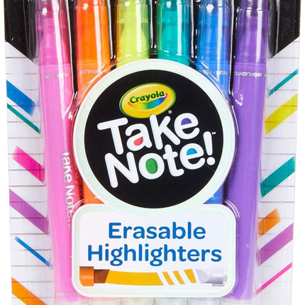 RESALTADORES CRAYOLA TAKE NOTE 6CLRS