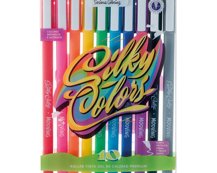 BOLIGRAFOS DE GEL COLORES 10 PC COLORING