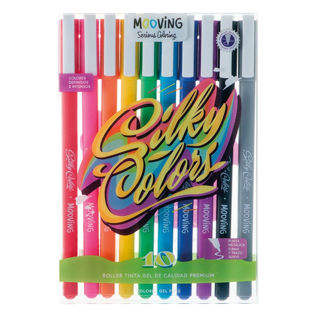 BOLIGRAFOS DE GEL COLORES 10 PC COLORING