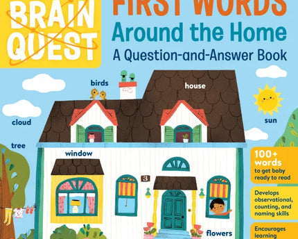 LIBRO MY FIRST BRAIN QUEST FIRST WORDS AROUND THE HOME