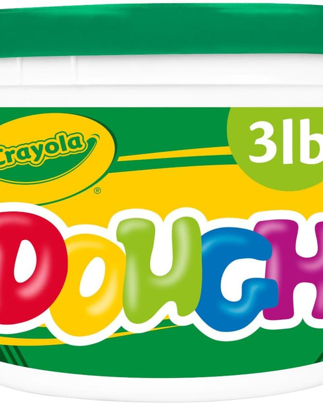 PLASTICINA CRAYOLA DOUGH GREEN 3BL