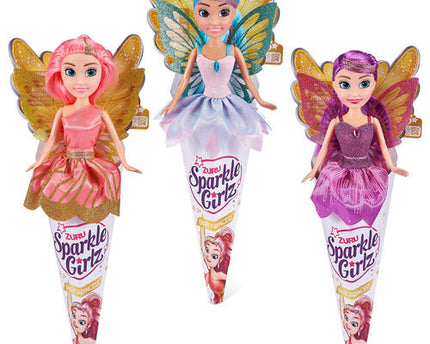 JUGUETE GIRLZ FAIRY DOLL SPARKLE CONE