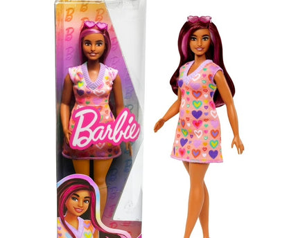 JUGUETE BARBIE FASHION PELO VIOLETA