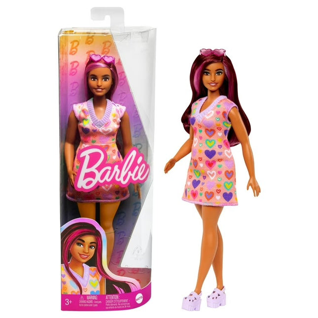 JUGUETE BARBIE FASHION PELO VIOLETA