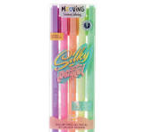 BOLIGRAFOS SILKY PASTEL MOOVING 5PC