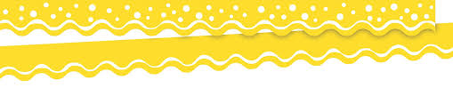 BORDER TRIM HAPPY LEMON YELLOW