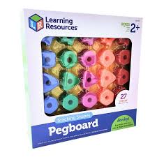 JUEGO STACKING SHAPES PEGBOARD