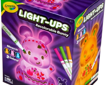 JUEGO LIGHT UPS EASTER BUNNY RECOLORABLE CRAYOLA