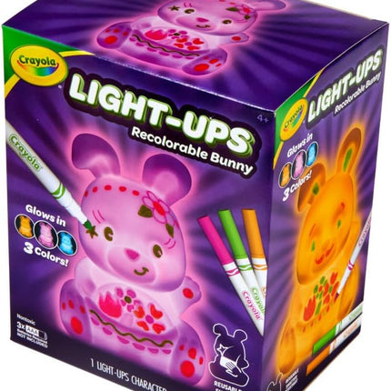 JUEGO LIGHT UPS EASTER BUNNY RECOLORABLE CRAYOLA