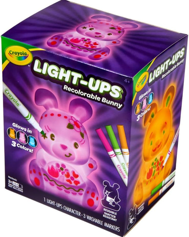 JUEGO LIGHT UPS EASTER BUNNY RECOLORABLE CRAYOLA