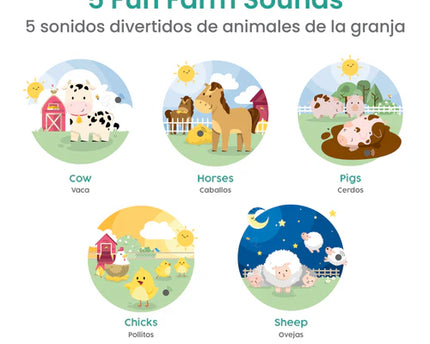 LIBRO MUSICAL VISITANDO LA GRANJA / VISITING THE FARM