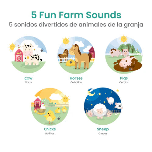 LIBRO MUSICAL VISITANDO LA GRANJA / VISITING THE FARM