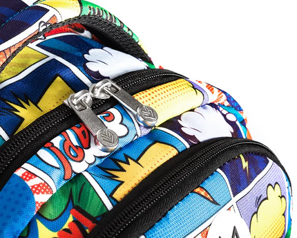 MOCHILA C/RODOS ECHO COMICS GREYWOLF