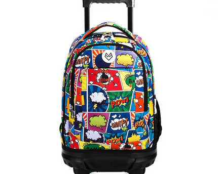 MOCHILA C/RODOS ECHO COMICS GREYWOLF