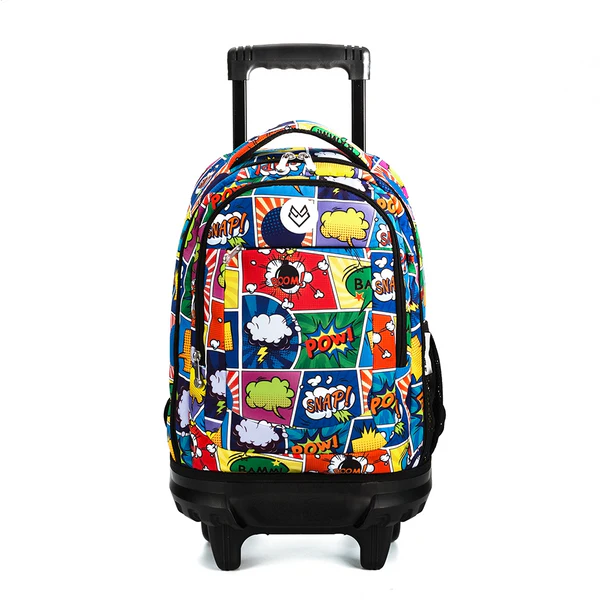MOCHILA C/RODOS ECHO COMICS GREYWOLF