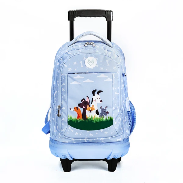 MOCHILA C/RODOS ECHO DOGS GREYWOLF