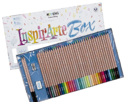 Lápices Inspirarte Box 40 piezas.