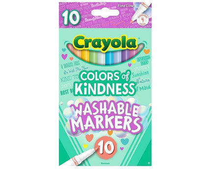 MARCADORES LAVABLES KINDNESS 10CLRS